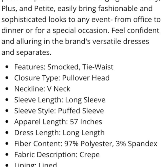 Spring Dress !! 12P 53" Long - Picture 4 of 5